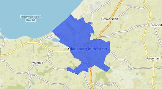 Bodenrichtwertkarte Oldenburg in Holstein